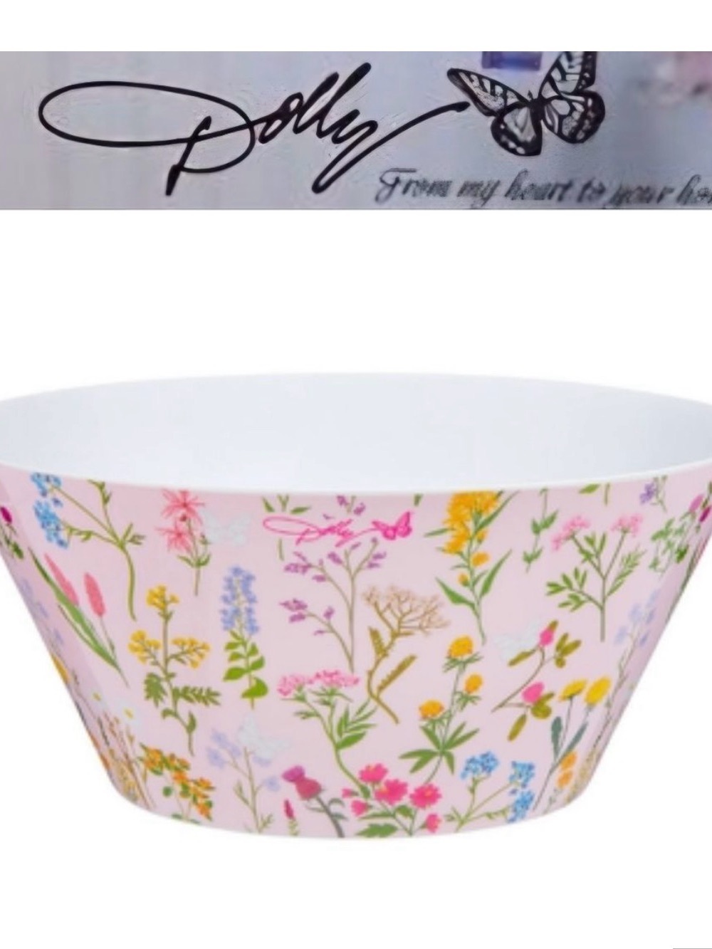 Dolly Parton bowls set of 2 NWT Dollywood Dolly Parton kitchen Dolly souvenir